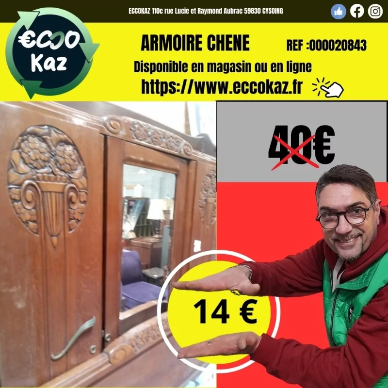 ARMOIRE CHENE 