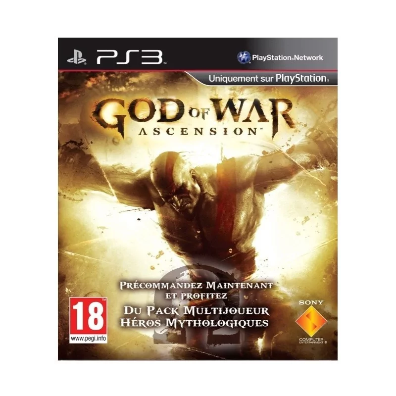 JEU PS3 GOD OF WAR ASCENSION NEUF