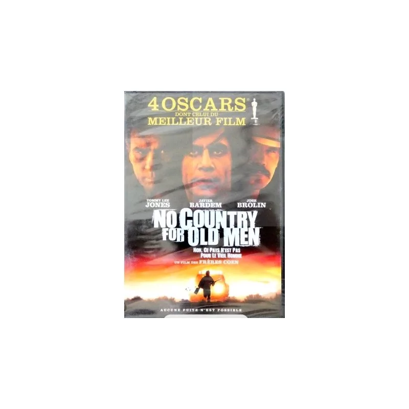 NO COUNTRY FOR OLD MEN FILM DVD FRERES COEN TOMMY LEE JONES JAVIER BARDEM NEUF