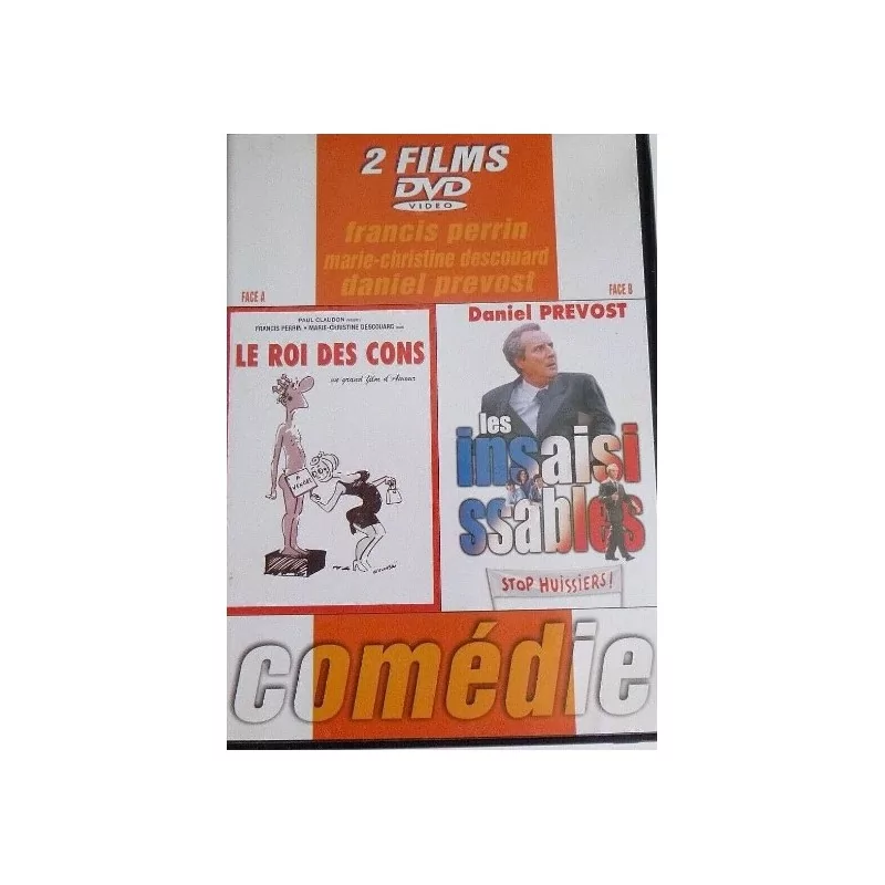 2 FILMS DVD LE ROI DES CONS + LES INSSAISISSABLES