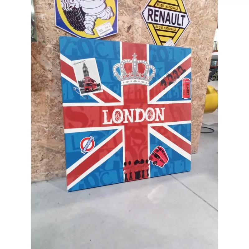 TABLEAU LONDRE DRAPEAU 50*50