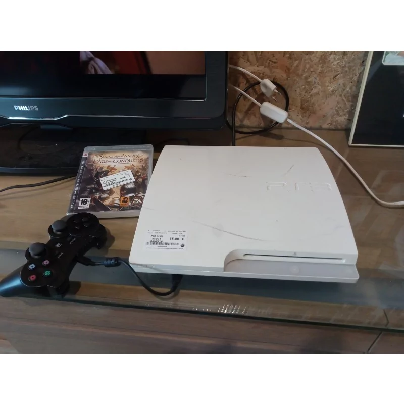 PS3 SLIM AVEC 1 MANETTE