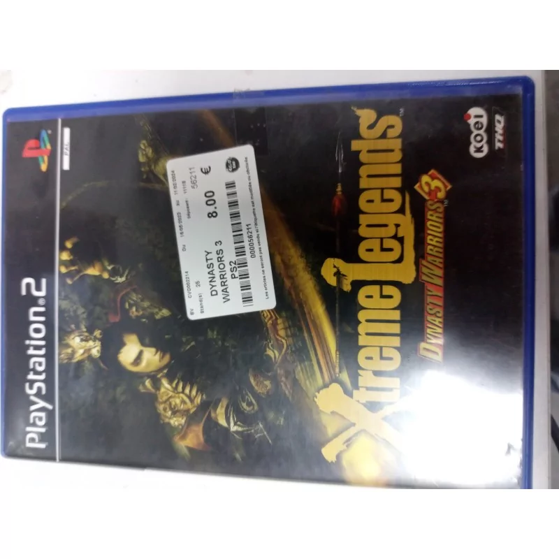 DYNASTY WARRIORS 3 PS2