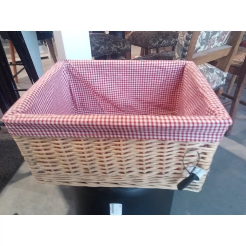 GRAND PANIER OSIER ROUGE