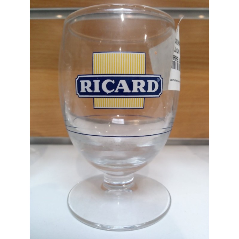 VERRE BALLON BLEU CARRE SOLEIL RICARD