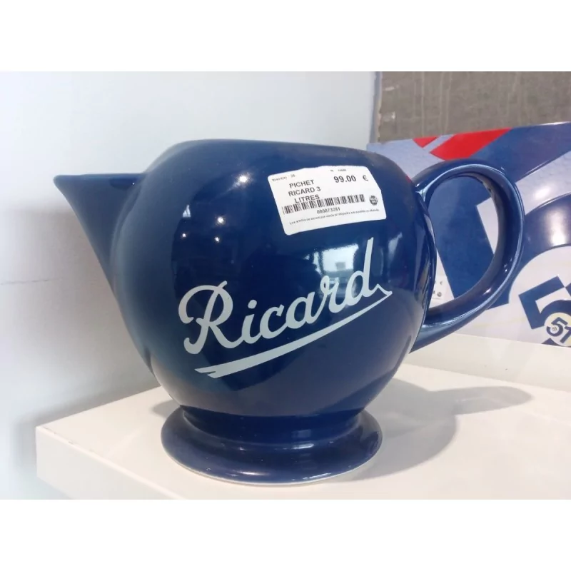 PICHET RICARD 3 LITRES COLLECTION BLEU 