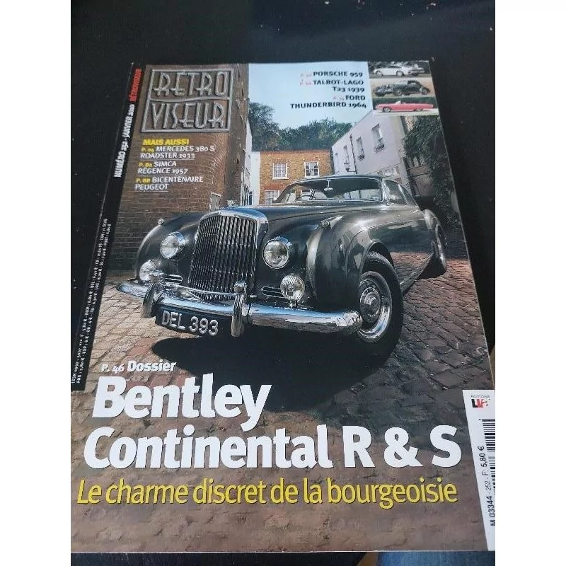 LIVRE BENTLEY R & S