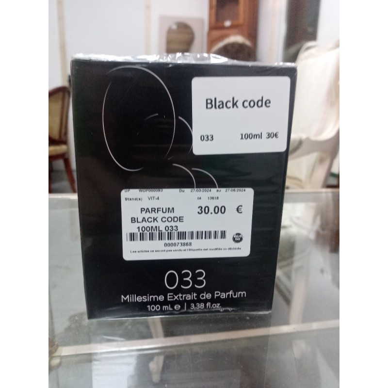 PARFUM BLACK CODE 100ML 033