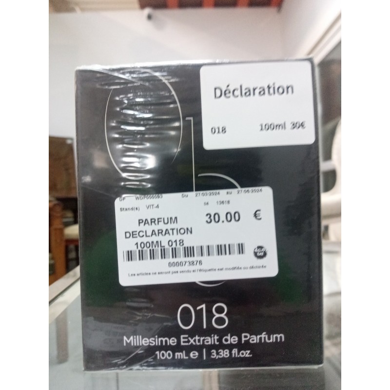 PARFUM DECLARATION 100ML 018