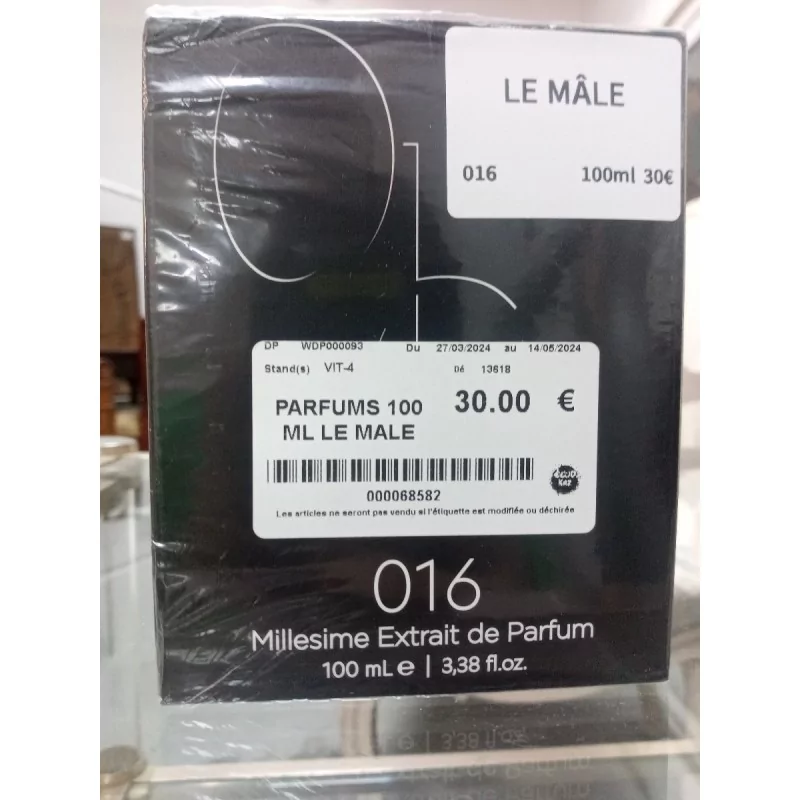 PARFUMS 100 ML LE MALE