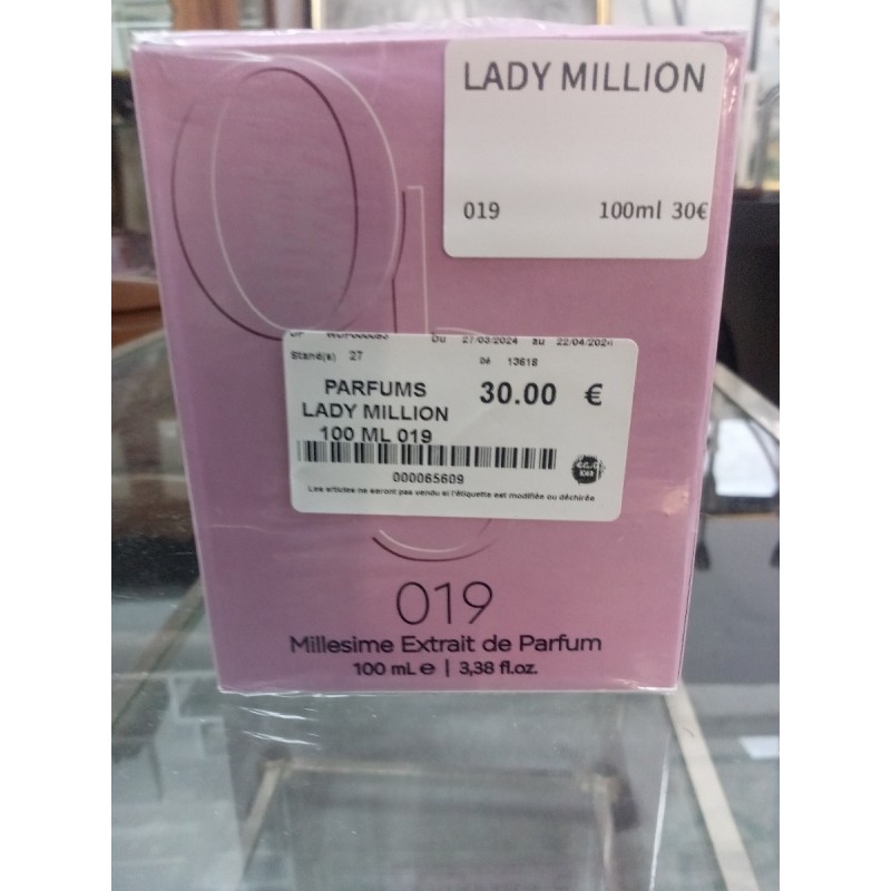 PARFUMS LADY MILLION 100 ML 019