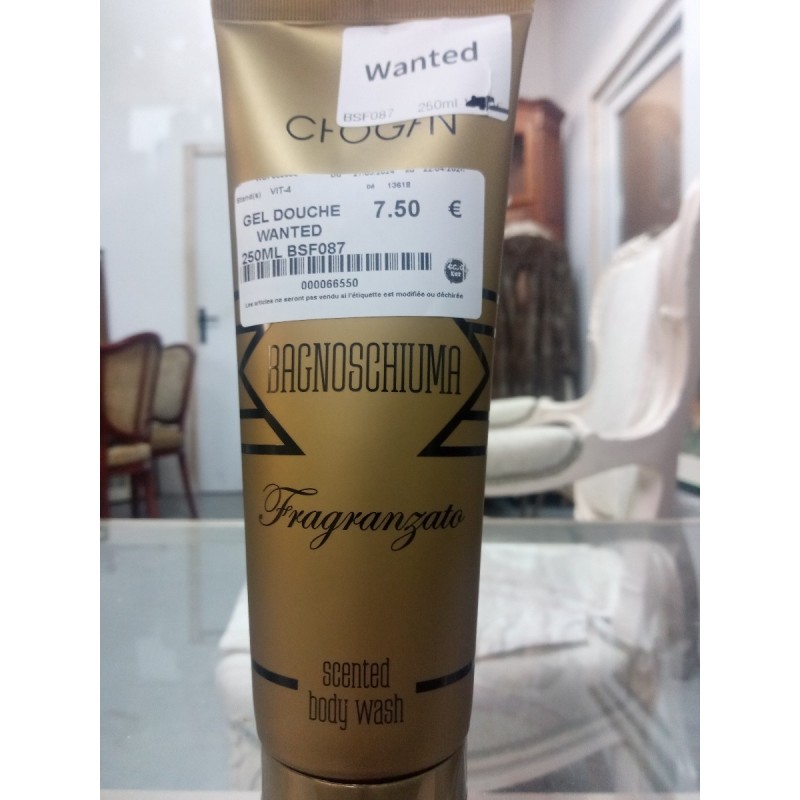 GEL DOUCHE WANTED 250ML BSF087