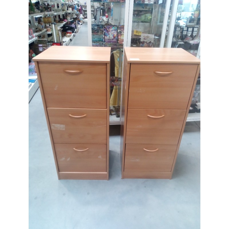 2 COLONNES IKEA 3 TIROIRS L45P40H106