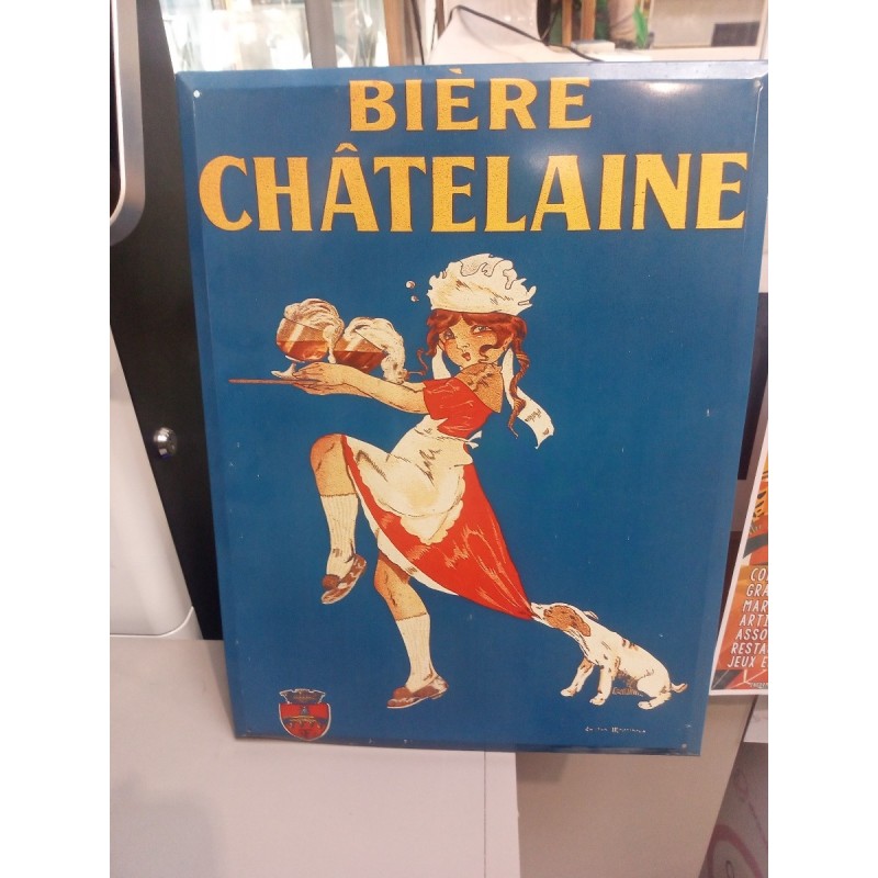 PLAQUE BIERE CHATELAINE