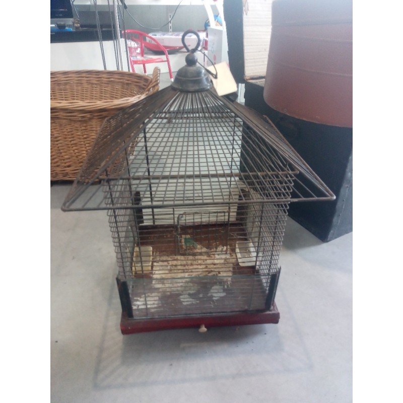 ANCIENNE CAGE A OISEAUX