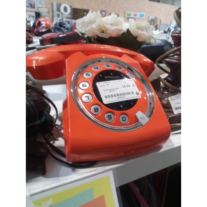 TELEPHONE VINTAGE ORANGE 