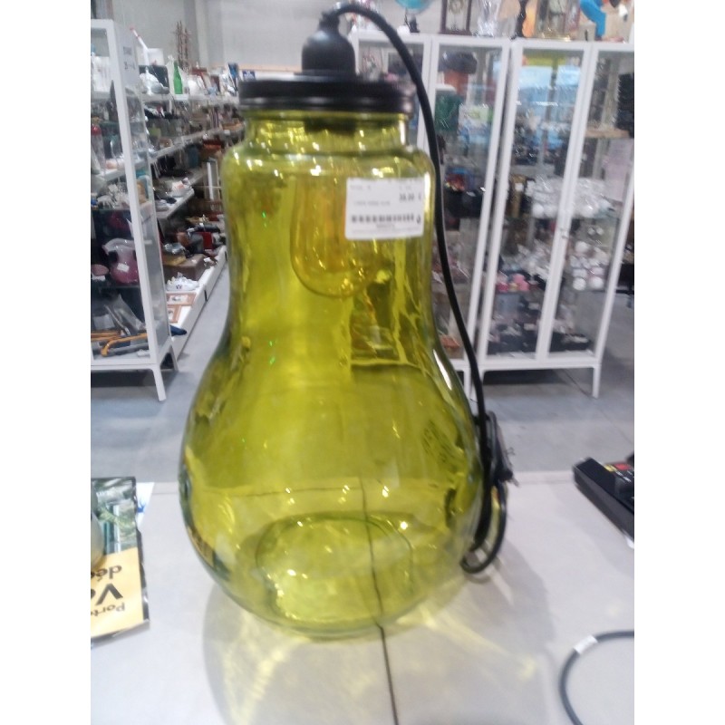 LAMPE VERRE JAUNE