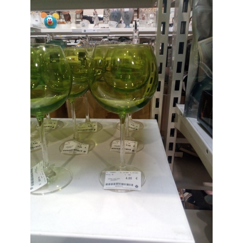 VERRE A EAU VERT LEONARDO 