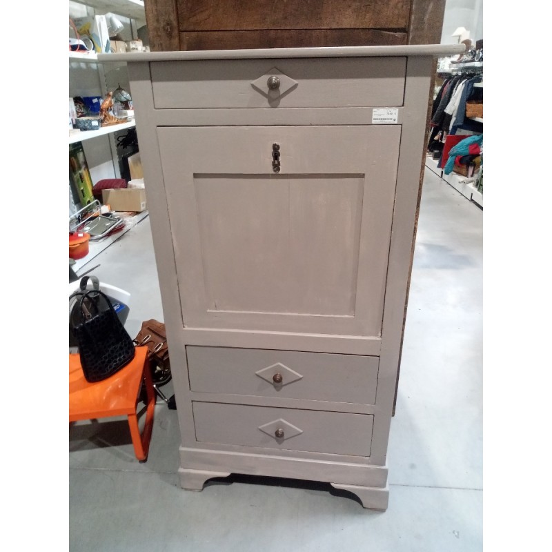 SECRETAIRE GRIS H143 L81 P43