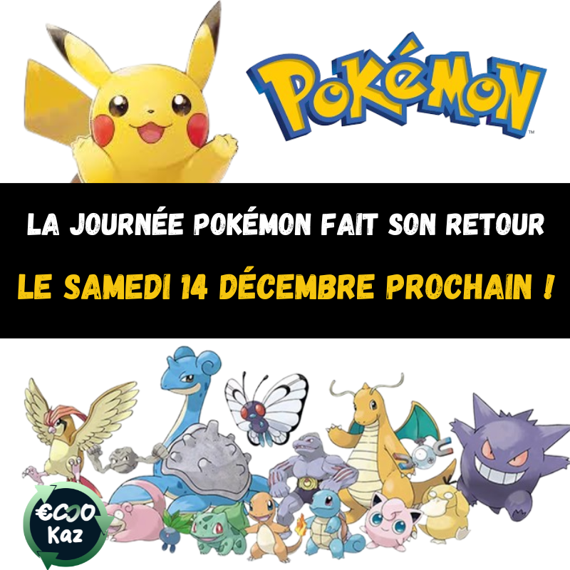 La journée Pokémon fait son retour  !